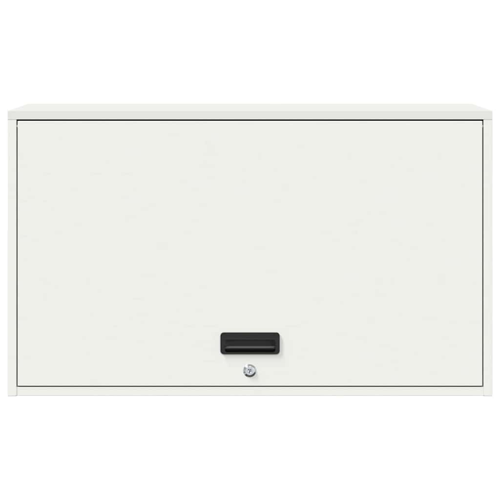 Armadio a muro per garage Bianco 90 x 40 x 53 cm