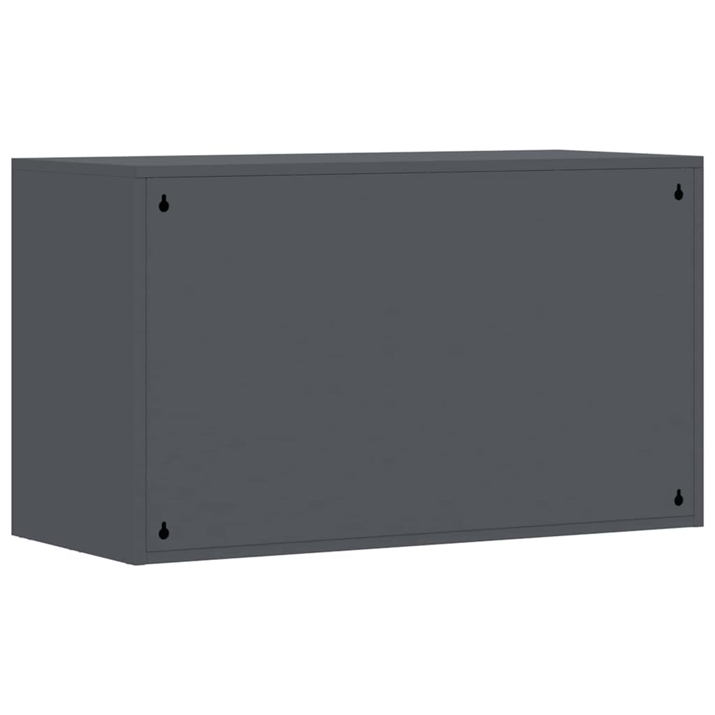 Armadio a muro per garage Antracite 90 x 40 x 53 cm
