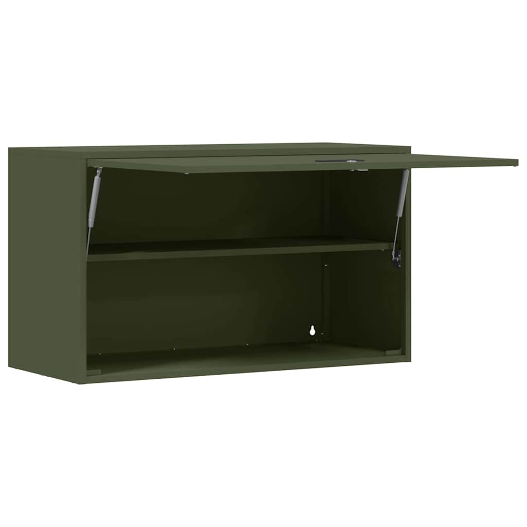 Armadio a muro per garage Oliver verde 90 x 40 x 53 cm
