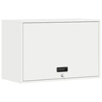 Armadio a muro per garage Bianco 80 x 40 x 53 cm