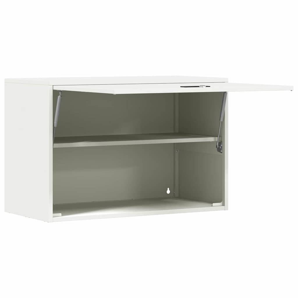 Armadio a muro per garage Bianco 80 x 40 x 53 cm