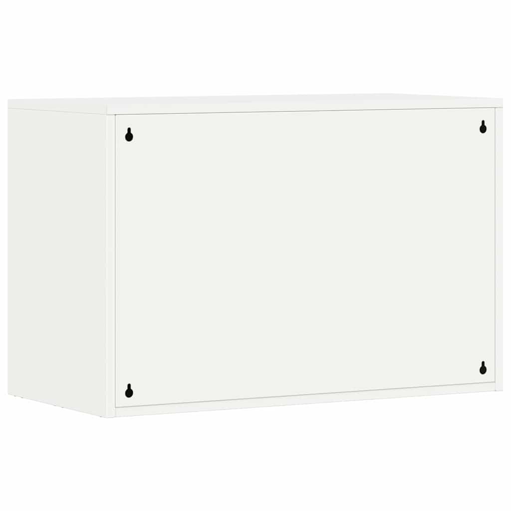 Armadio a muro per garage Bianco 80 x 40 x 53 cm