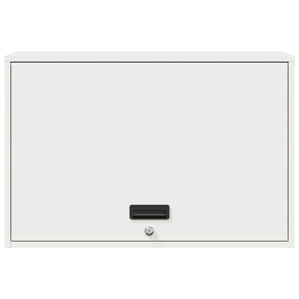 Armadio a muro per garage Bianco 80 x 40 x 53 cm