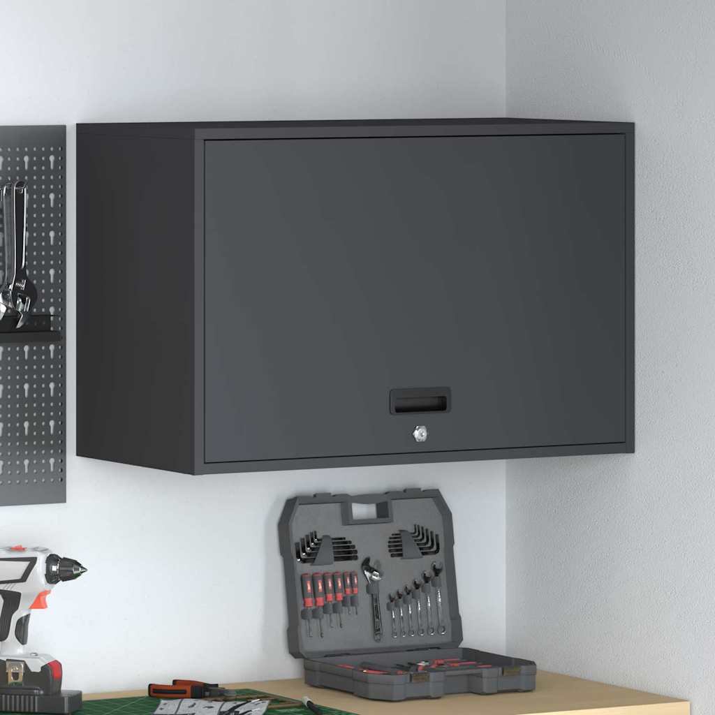 Armadio a muro per garage Antracite 80 x 40 x 53 cm