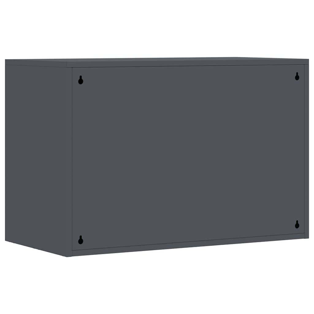 Armadio a muro per garage Antracite 80 x 40 x 53 cm