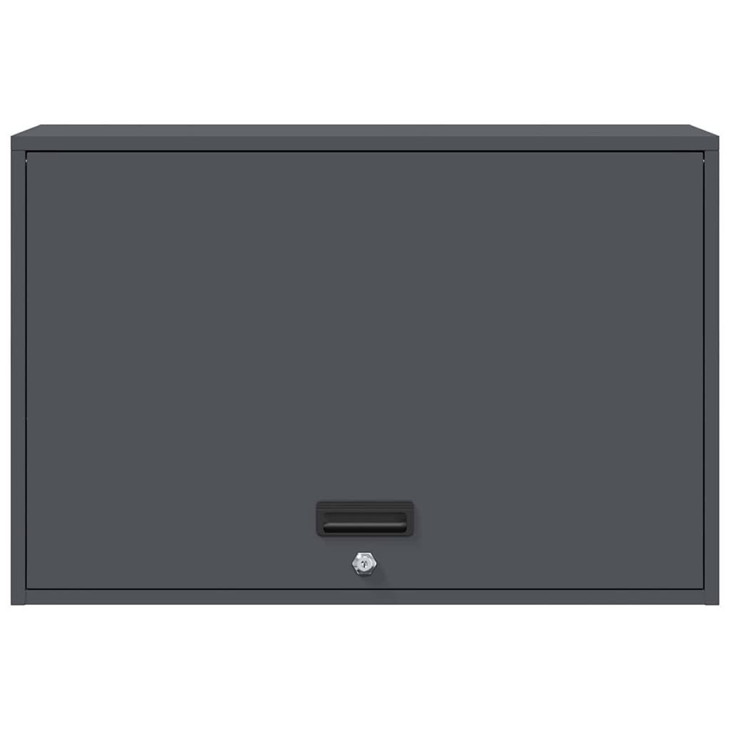 Armadio a muro per garage Antracite 80 x 40 x 53 cm