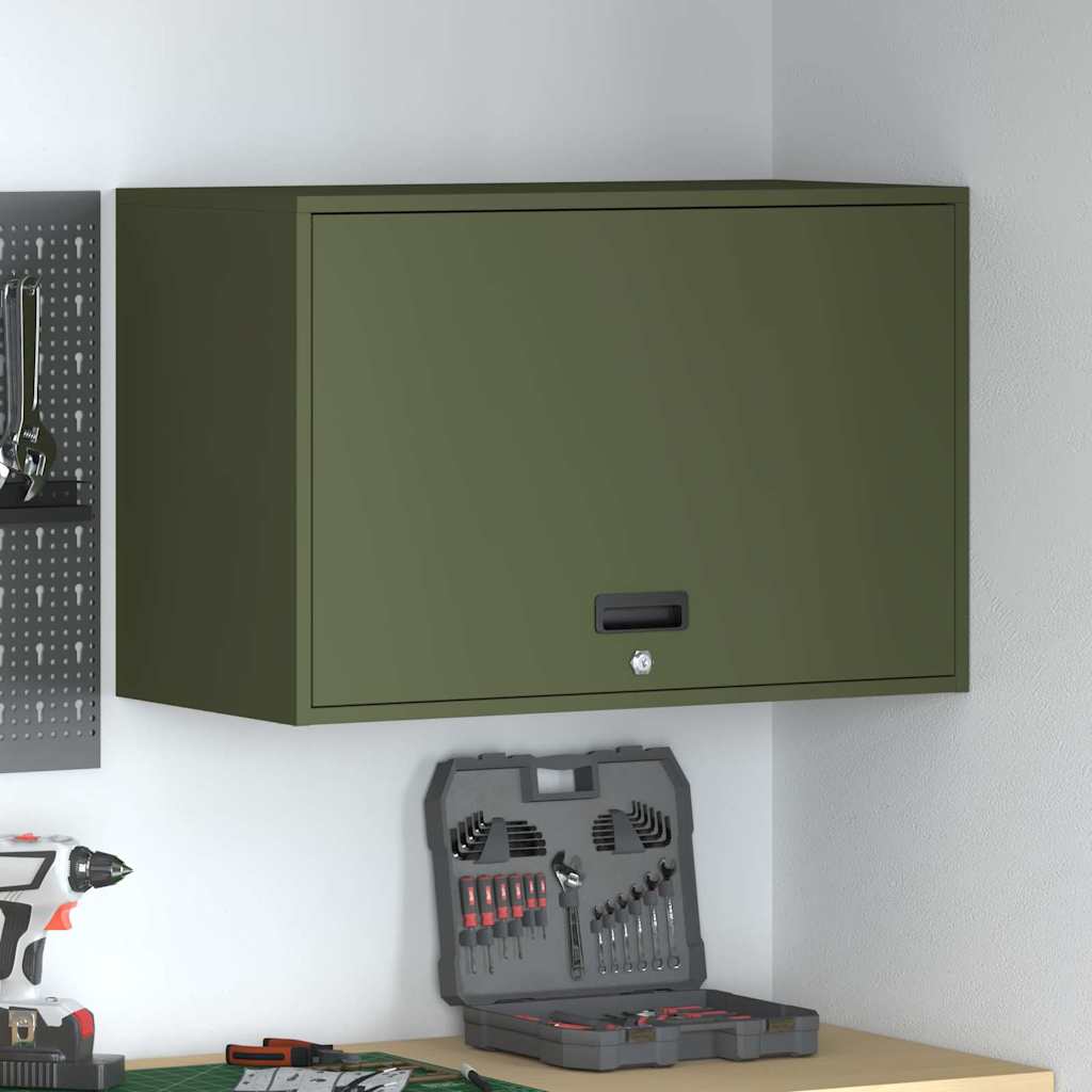 Armadio a muro per garage Oliver verde 80 x 40 x 53 cm
