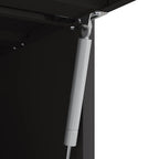 Armadio a muro per garage Nero 60 x 40 x 53 cm