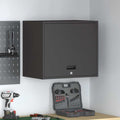 Armadio a muro per garage Nero 60 x 40 x 53 cm