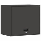 Armadio a muro per garage Nero 60 x 40 x 53 cm