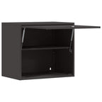 Armadio a muro per garage Nero 60 x 40 x 53 cm