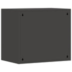 Armadio a muro per garage Nero 60 x 40 x 53 cm