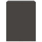 Armadio a muro per garage Nero 60 x 40 x 53 cm