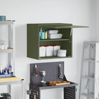 Armadio a muro per garage Oliver verde 60 x 40 x 53 cm