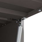 Armadio a muro per garage Nero 90 x 33 x 35 cm