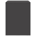 Armadio a muro per garage Nero 90 x 33 x 35 cm