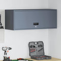 Armadio a muro per garage Antracite 90 x 33 x 35 cm