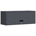 Armadio a muro per garage Antracite 90 x 33 x 35 cm