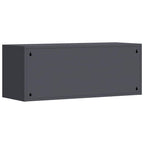 Armadio a muro per garage Antracite 90 x 33 x 35 cm