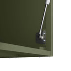 Armadio a muro per garage Oliver verde 90 x 33 x 35 cm
