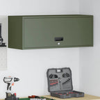 Armadio a muro per garage Oliver verde 90 x 33 x 35 cm