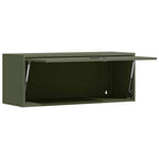 Armadio a muro per garage Oliver verde 90 x 33 x 35 cm