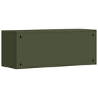 Armadio a muro per garage Oliver verde 90 x 33 x 35 cm