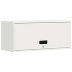 Armadio a muro per garage Bianco 80 x 33 x 35 cm