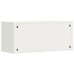 Armadio a muro per garage Bianco 80 x 33 x 35 cm