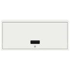 Armadio a muro per garage Bianco 80 x 33 x 35 cm