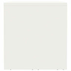 Armadio a muro per garage Bianco 80 x 33 x 35 cm