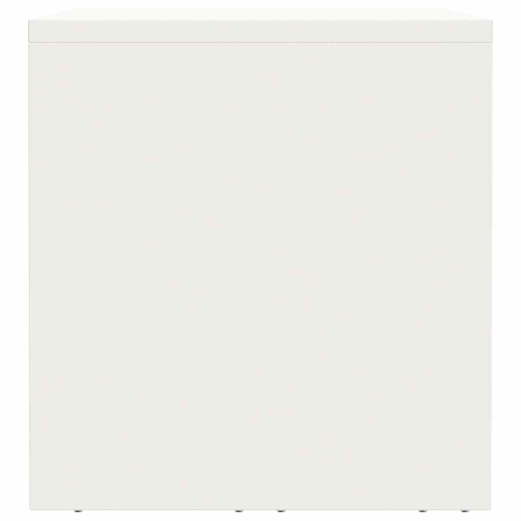 Armadio a muro per garage Bianco 80 x 33 x 35 cm