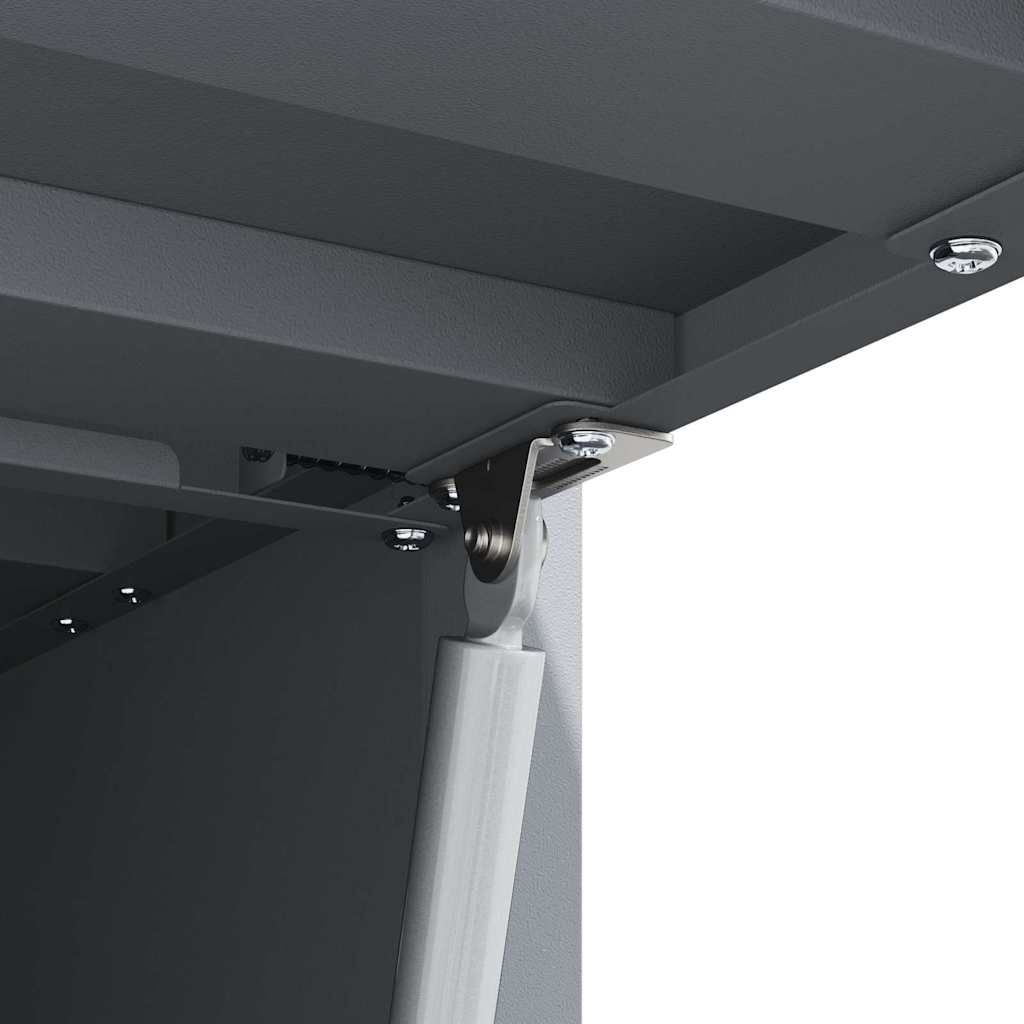 Armadio a muro per garage Antracite 80 x 33 x 35 cm