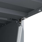 Armadio a muro per garage Antracite 80 x 33 x 35 cm