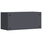 Armadio a muro per garage Antracite 80 x 33 x 35 cm