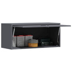 Armadio a muro per garage Antracite 80 x 33 x 35 cm