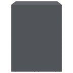 Armadio a muro per garage Antracite 80 x 33 x 35 cm