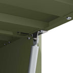 Armadio a muro per garage Oliver verde 80 x 33 x 35 cm
