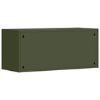 Armadio a muro per garage Oliver verde 80 x 33 x 35 cm