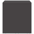 Armadio a muro per garage Nero 60 x 33 x 35 cm