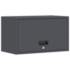 Armadio a muro per garage Antracite 60 x 33 x 35 cm