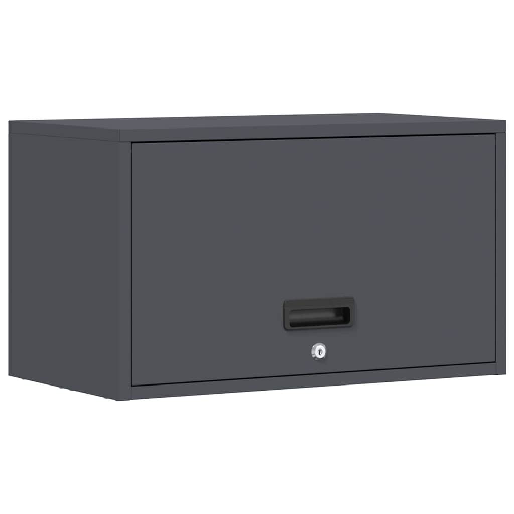Armadio a muro per garage Antracite 60 x 33 x 35 cm