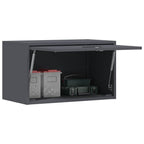 Armadio a muro per garage Antracite 60 x 33 x 35 cm
