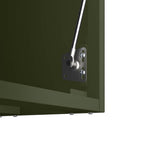 Armadio a muro per garage Oliver verde 60 x 33 x 35 cm
