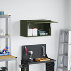 Armadio a muro per garage Oliver verde 60 x 33 x 35 cm