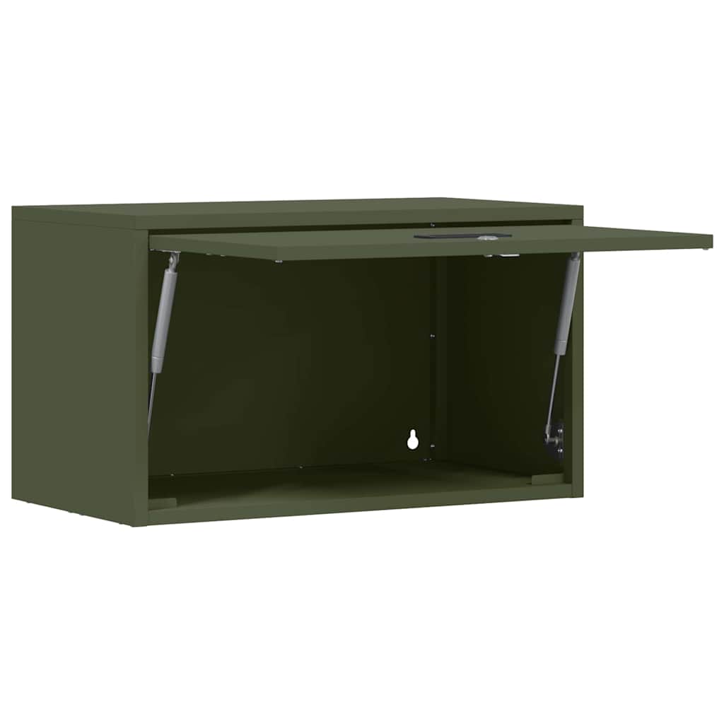 Armadio a muro per garage Oliver verde 60 x 33 x 35 cm