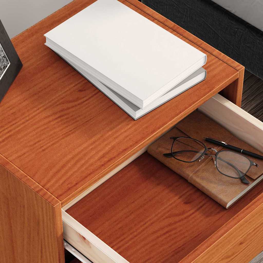 Comodini Marrone cerato 40 x 30.5 x 35.5 cm Legno di pino