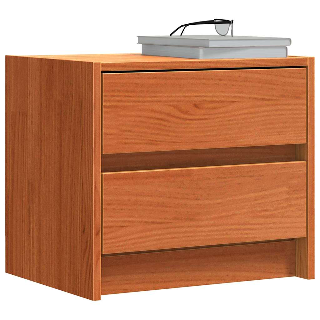 Comodini Marrone cerato 40 x 30.5 x 35.5 cm Legno di pino