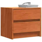 Comodini Marrone cerato 40 x 30.5 x 35.5 cm Legno di pino