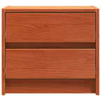 Comodini 2 pcs Marrone cerato 40 x 30.5 x 35.5 cm Legno di pino